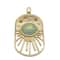 12 Pack: Opal Sunburst Evil Eye Pendant by Bead Landing™